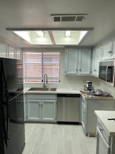 Kitchen cabinet and countertop remodel in Fresno CA by Andrey's Construction