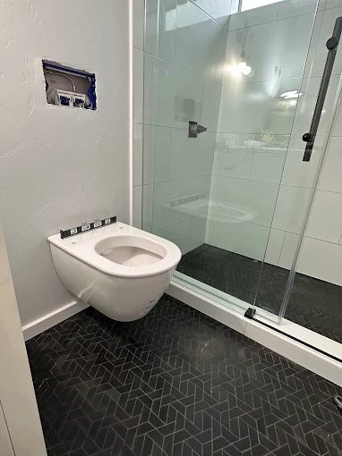 Vanity and fixture update in Clovis bathroom remodel
